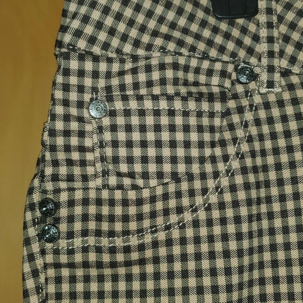 Sabrina Lauren Checkered Ultra Soft Stretch Pants 14W